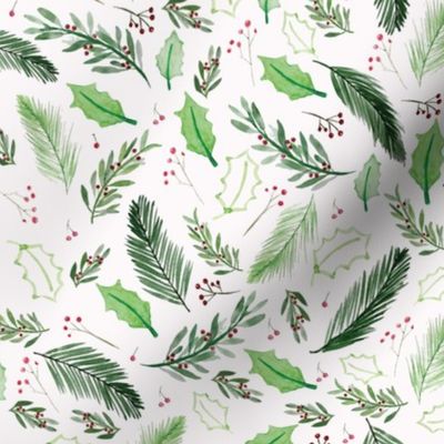 Christmas Pattern - White