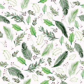 Christmas Pattern - White