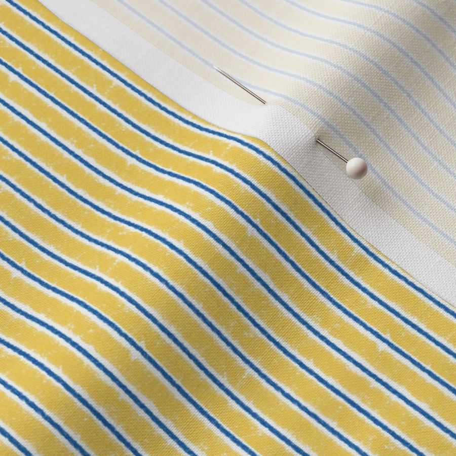 Yellow and blue stripe