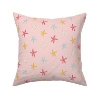 Starfish in pink