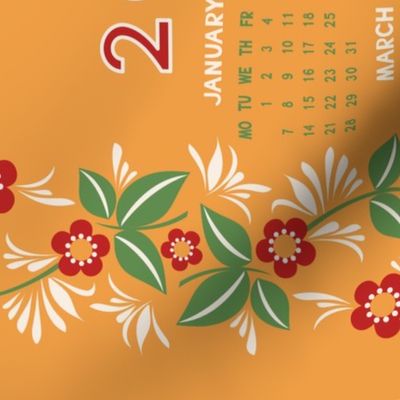 Floral calendar 2019