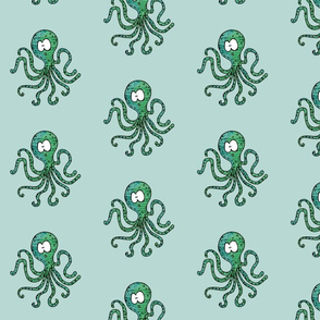 Octopus lots of legs, by Rebel Challenger