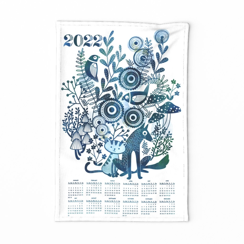 2022 indigo garden friends calendar