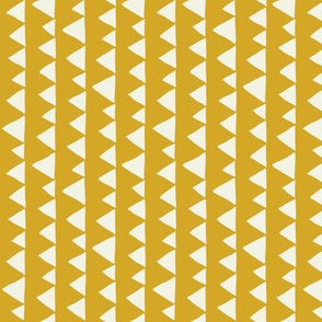 Wolf/Llama triangles on mustard (rotated)
