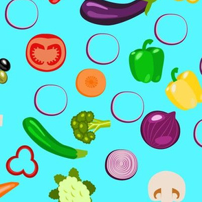 Vegetables pattern