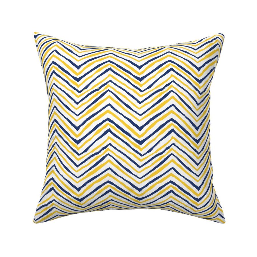 navy and gold throw pillows