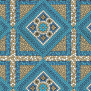 Terra-Cotta Tiles Blue