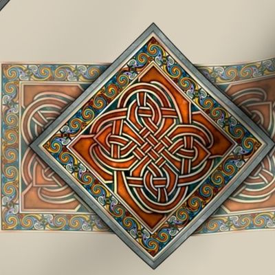 Celtic Knotwork Diamond Panels