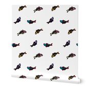 Abstract Carp Sparse Pattern