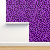 pebble hearts purple