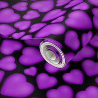 pebble hearts purple