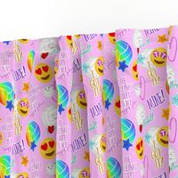 cute kawaii volleyball court is my happy place stickers drop pattern - medium