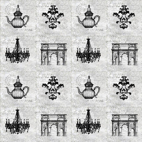 Barock Collage Seamless Pattern
