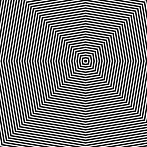 Black and White Op-Art Pattern