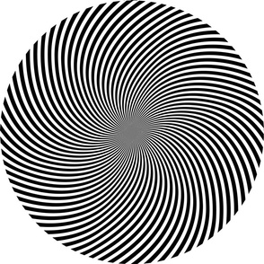 Black and white spiral pattern