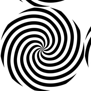 Black and white spiral pattern 