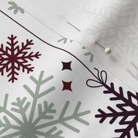 Elegant Holiday-Snowflakes Large