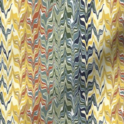 Marbleized Bayeux Palette Stripes 2