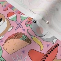 mexican guinea-pigs-with-tacos-lavender-peach-on-pink-2