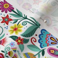 Hygge Folk Floral Pattern