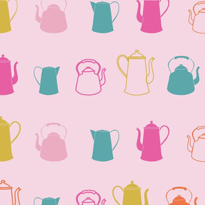 Pink Garden Tea Party Pattern
