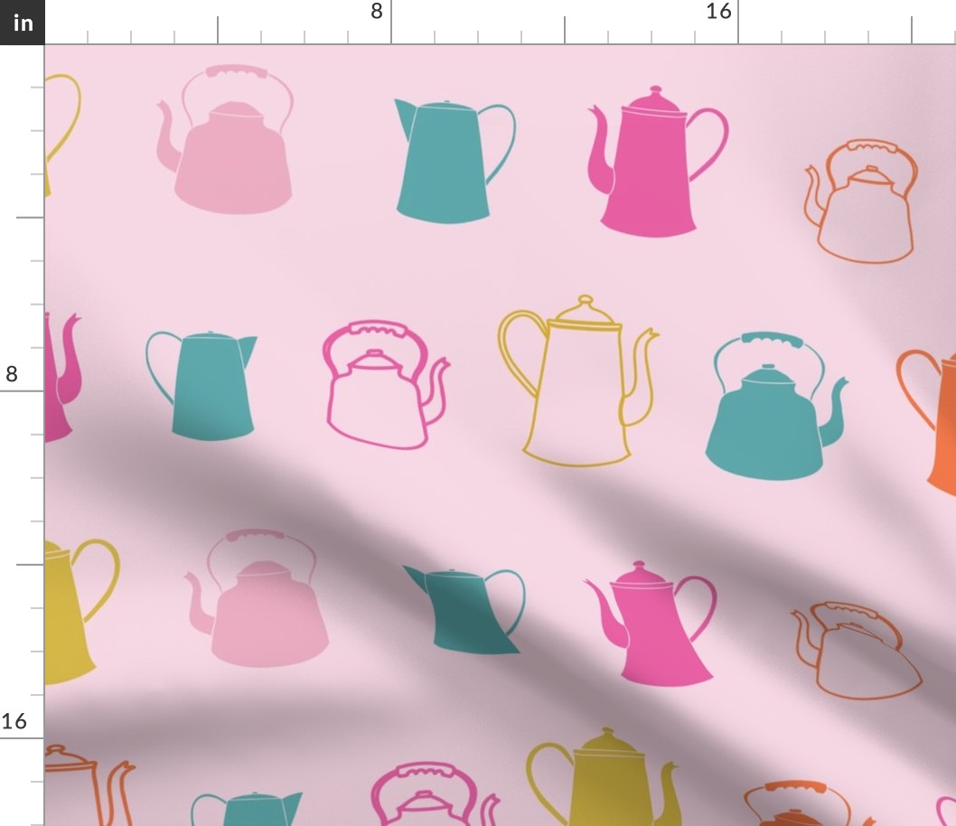 Pink Garden Tea Party Pattern