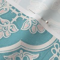 Quatrefoil Blue