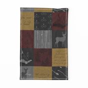 Always Quilt - Burgandy, Gold, Black - Wizard Quotes