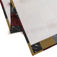 Always Quilt - Burgandy, Gold, Black - Wizard Quotes