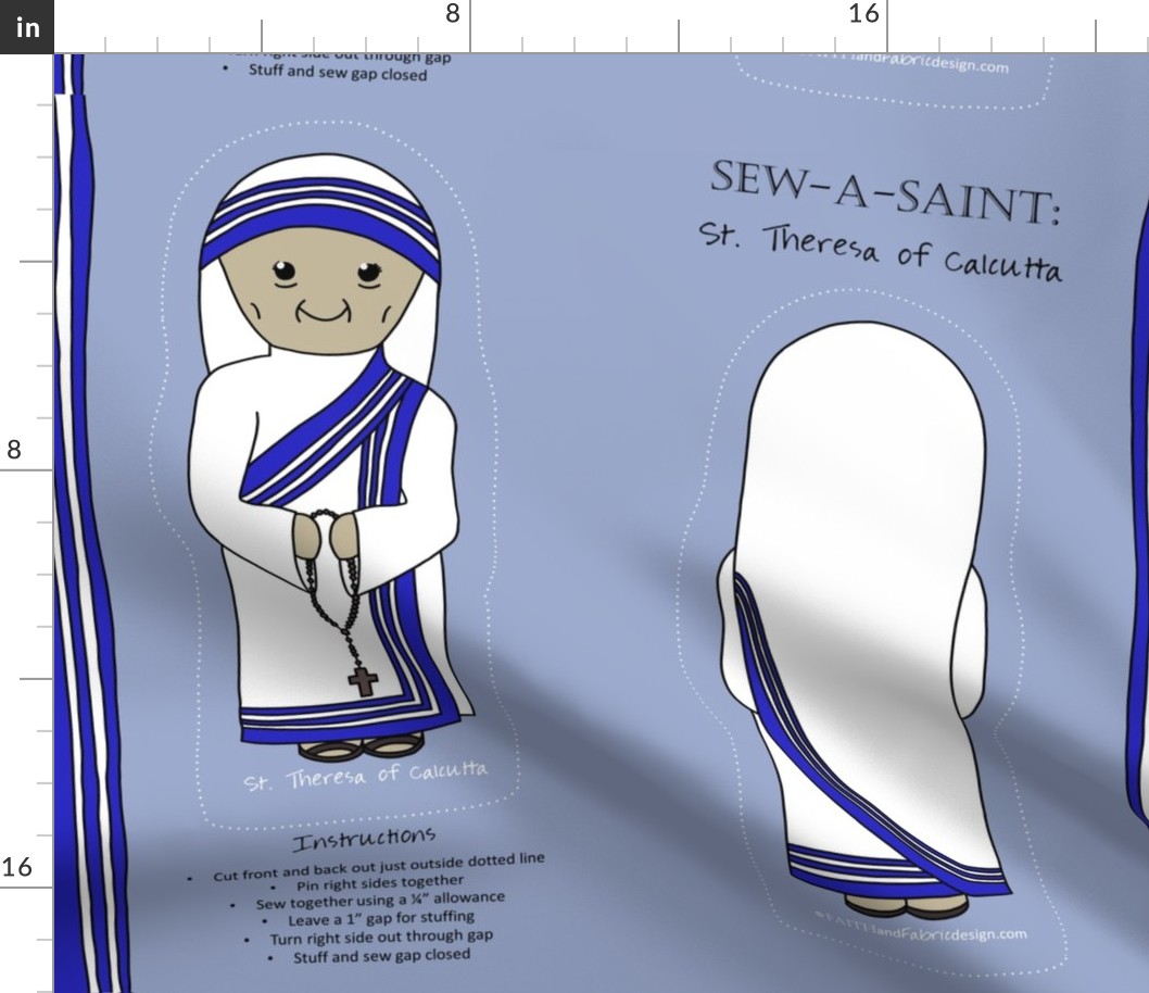 Sew-a-Saint: St. Mother Theresa of Calcutta