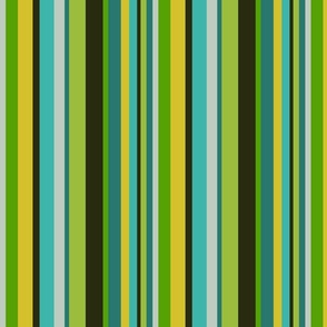 Groovy Stripe Green