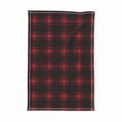 Minimalist Middleton Tartan in Red + Black