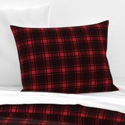 Minimalist Middleton Tartan in Red + Black