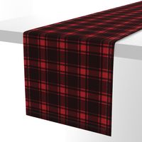 Minimalist Middleton Tartan in Red + Black