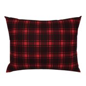 Minimalist Middleton Tartan in Red + Black