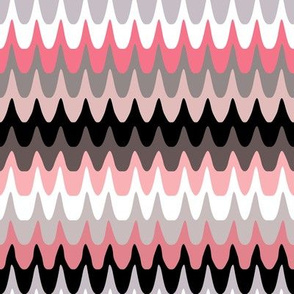 Corals and Neutrals Overlapping Ovals