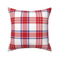 Red White and Blue Patriotic Plaid