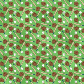 Green Baseball Pattern