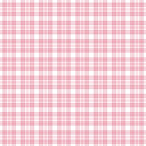 Pink and White Valentine's Plaid