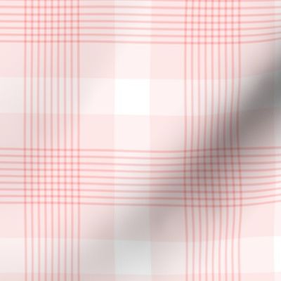 Blush Pink Plaid Pattern