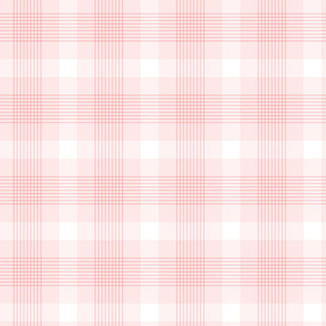 Blush Pink Plaid Pattern