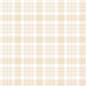 Light Beige Plaid 