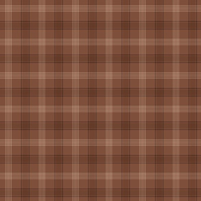 Chocolate Brown Plaid