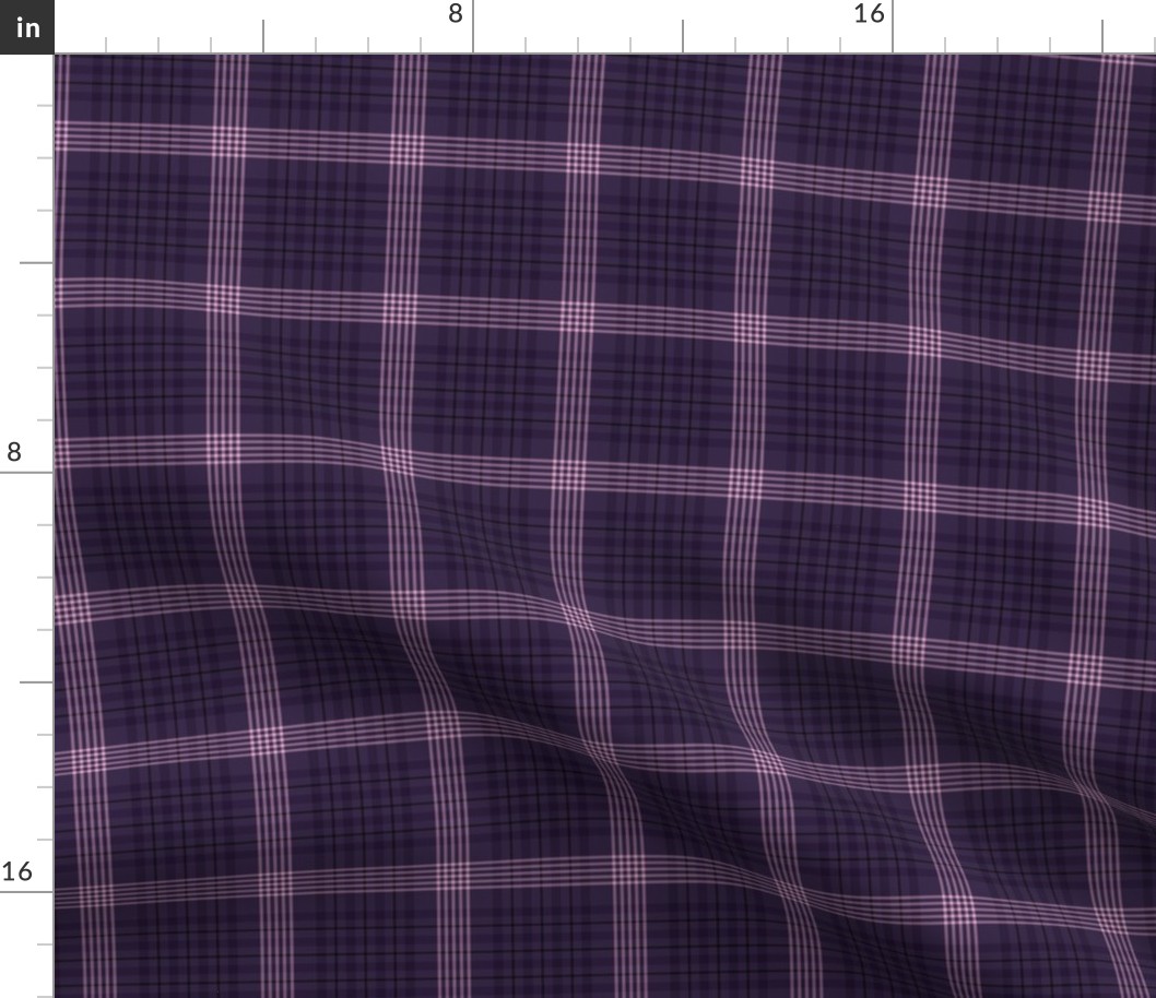 Dark Purple Plaid Pattern