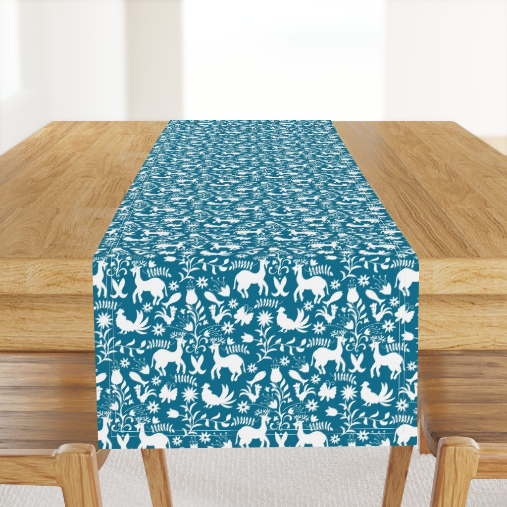 Mexican Otomi Style Blue