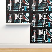 Bauhaus Band 2019 Tea Towel