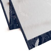 2019 Whales Calendar Tea Towel