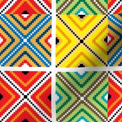 Inca Mosaic Tile Squares