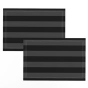 Shadow Grey and Black Horizontal Witch Stripes