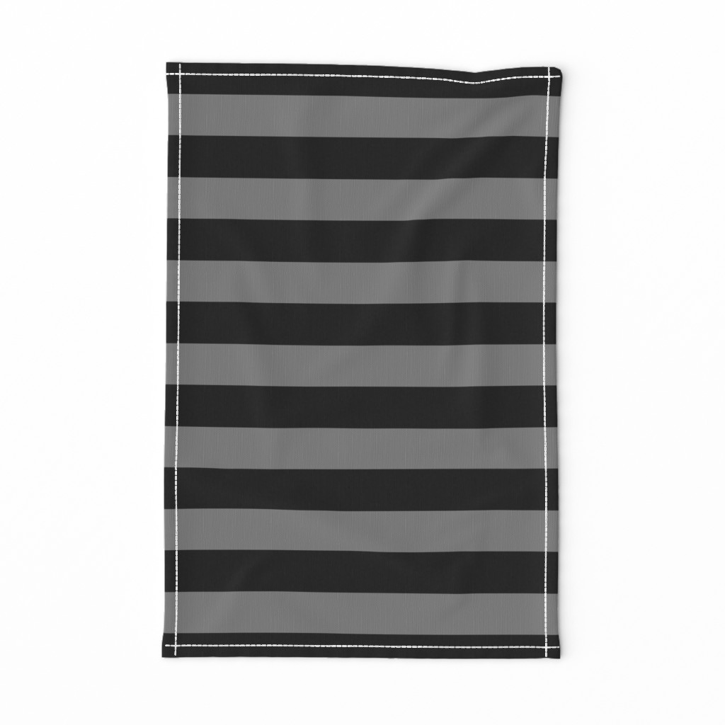 Tombstone Grey and Black Horizontal Witch Stripes